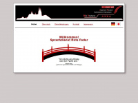 sprachdienst-rotefeder.de Webseite Vorschau