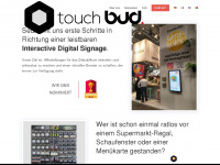 touchbud.com Webseite Vorschau