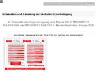 expertentagung.info Webseite Vorschau