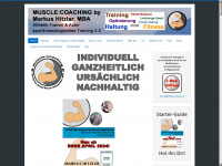 muscle-coaching.at Webseite Vorschau
