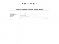kollateral.news Webseite Vorschau