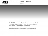 emho-management.ch Webseite Vorschau