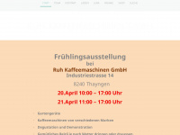 ruhkaffee.ch Webseite Vorschau