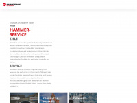 hammer-baubedarf.ch Webseite Vorschau