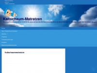 kaltschaum-matratze-info.de Webseite Vorschau