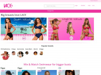 lace-lingerie.com Webseite Vorschau