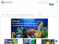aquaristik-welt.com Webseite Vorschau
