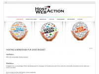 host-web-action.ch Webseite Vorschau