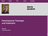 doris-strahm.ch Webseite Vorschau
