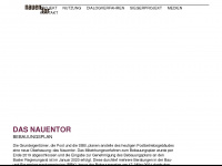 nauentor.ch Webseite Vorschau