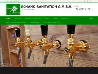 schanksanitation.at Webseite Vorschau
