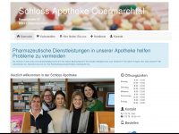 apotheke-obermarchtal.de Webseite Vorschau