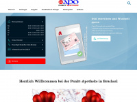 punkt-apotheke-bruchsal.de Webseite Vorschau