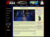 arax.de Webseite Vorschau