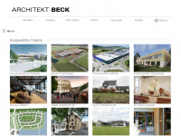 architekt-beck.de Webseite Vorschau