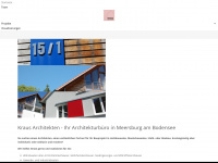 architekten-kraus.de Webseite Vorschau
