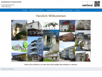 architektkirchner.de Webseite Vorschau