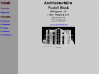 architekturbueroblock.de Webseite Vorschau