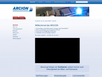 arcion.de Webseite Vorschau