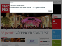 goeppinger-stadtfest.de Webseite Vorschau