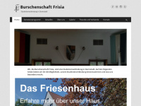 burschenschaft-frisia.de Webseite Vorschau