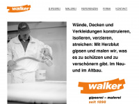 walkergipser.ch Webseite Vorschau