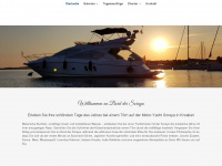 soraya-yacht.com Webseite Vorschau