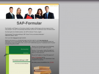 sap-formular.de Webseite Vorschau