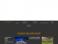 shopgoass.at Webseite Vorschau