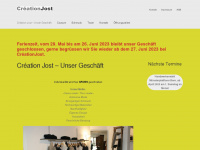 creationjost.ch Webseite Vorschau