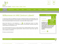 hno-zentrum-luebeck.de Webseite Vorschau