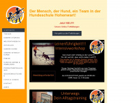 hundeschule-hohenwart.com Webseite Vorschau