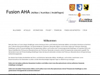 fusion-aha.ch Webseite Vorschau
