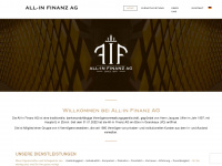 all-in-finance.com Webseite Vorschau