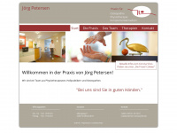 petersen-osteopathie.de Webseite Vorschau