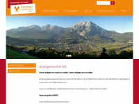 vinzenzgemeinschaft-telfs.at Webseite Vorschau