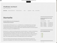 pfadfinder-aschbach.at Webseite Vorschau