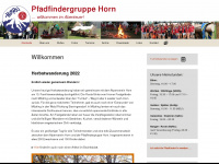 pfadfinder-horn.at Webseite Vorschau