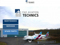 aviation-technics.com Webseite Vorschau