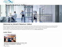 munich-quantum-valley.de Webseite Vorschau
