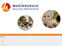 musikschule-wilhelmshaven.de Webseite Vorschau