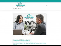 podcast-mittelstand.de Webseite Vorschau