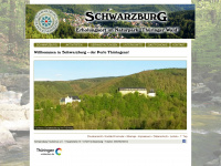 schwarzburg-tourismus.de Webseite Vorschau