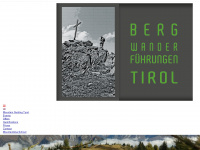 bergwanderfuehrungen-tirol.at Webseite Vorschau