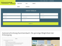 autoverschrottung-gummersbach.de Webseite Vorschau