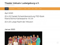 theater-inklusiv-lb.de Webseite Vorschau