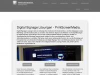 digital-signage-service.com Webseite Vorschau