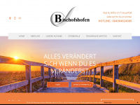 bestattung-bischofshofen.at Webseite Vorschau