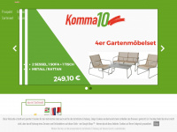 komma10-online.de Webseite Vorschau