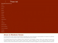 thoer.net Webseite Vorschau